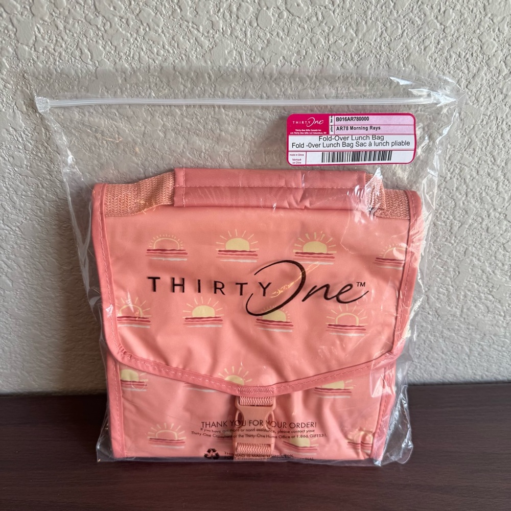 Thirty-One Fold-Over Lunch Bag‎ Morning Rays